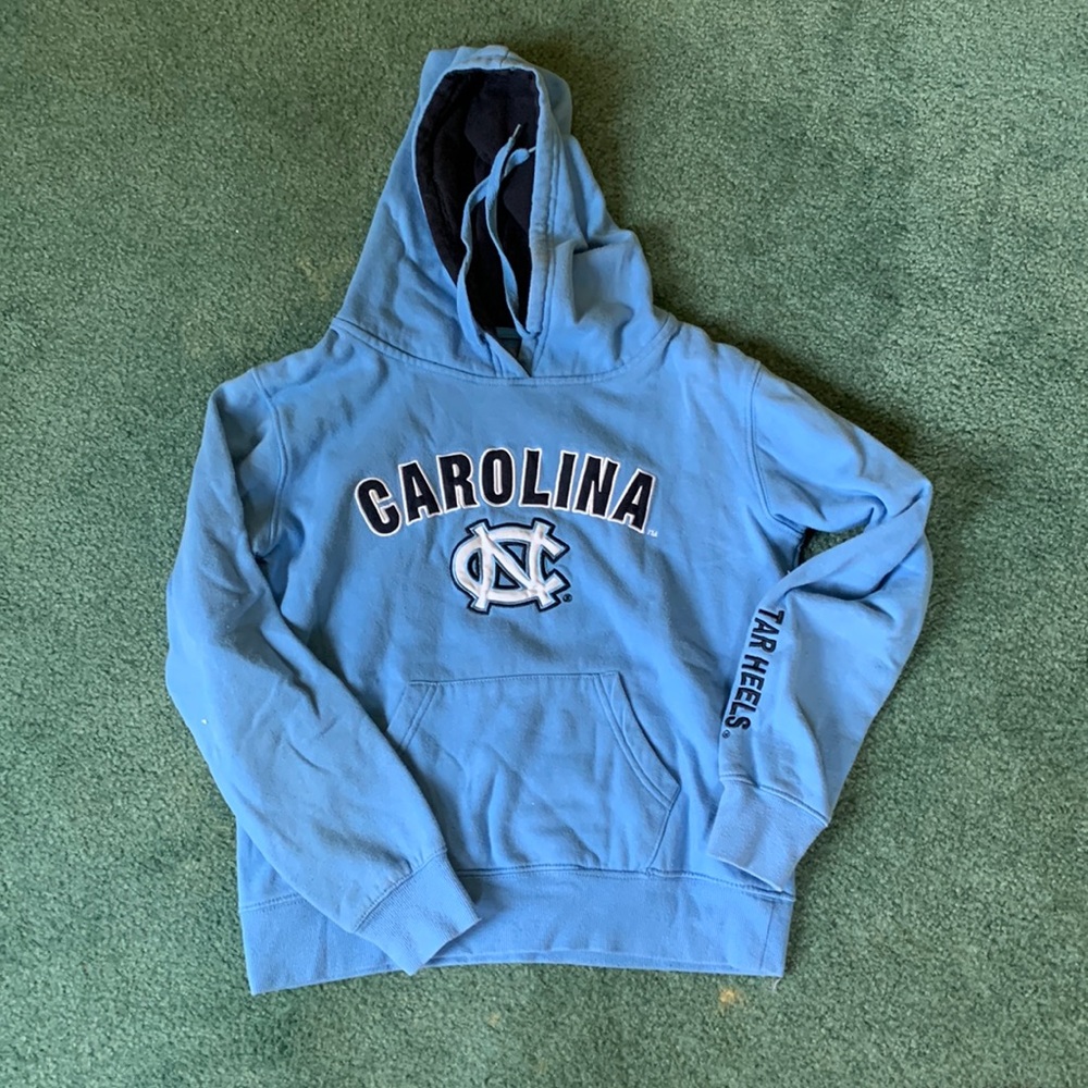 Blue Carolina Tarheels hoodie sweatshirt